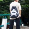 Pixel Monster Backpack Black&White