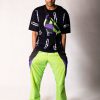 Neon Green Windbreaker Track Pants 3