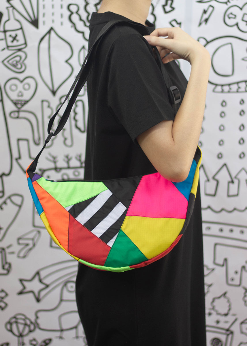 Patchwork colorful Crossbody Bag