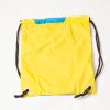 Yellow Pink Black Drawstring Backpack Back Zoom