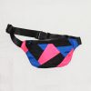 Hot Pink Black Colorful Fanny Pack 1