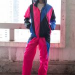 Pink Windbreaker Tracksuit