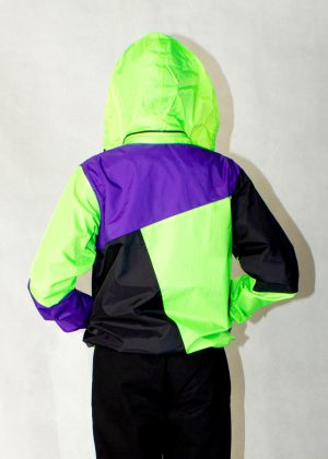 Neon Green Windbreaker Jacket 3