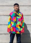 Upcycled Patchwork Windbreaker Jacket ilovenoname