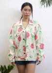 Red Floral Canvas Jacket